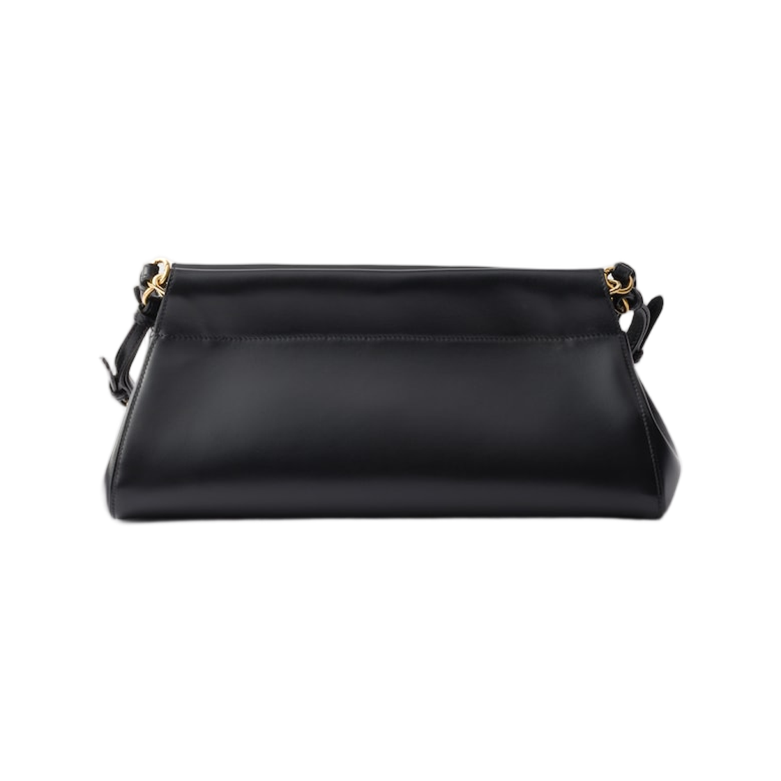 (W) 프라다 앙셰네 미디움 레더 백 블랙((W) Prada Enchaine Medium Leather Bag Black) - 2