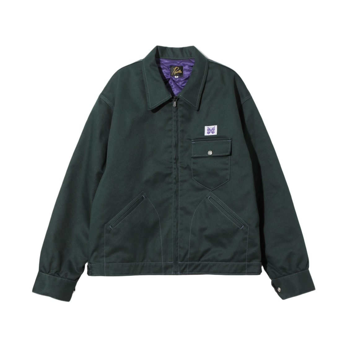 RW211B Needles Work Jacket PE/C Twill Green