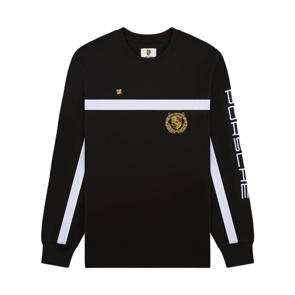 - Aime Leon Dore x Porsche Long Sleeve Apex Tee Jet Black
