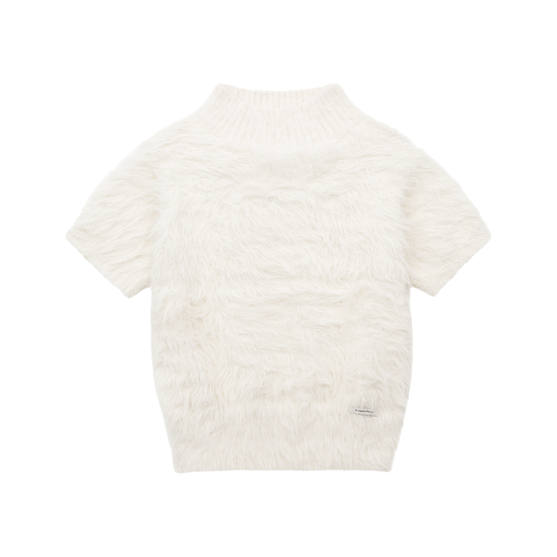 MF259OPO001CIVFR Margarin Fingers Hairy High Neck Knit Ivory