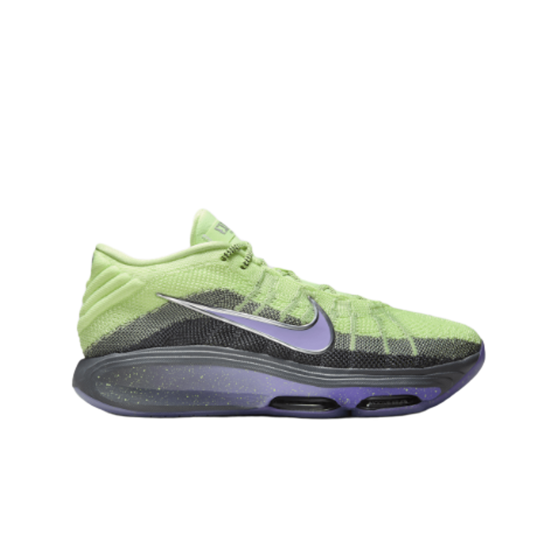 나이키 에어 줌 G.T. 허슬 3 EP 베얼리 볼트 메탈릭 실버(Nike Air Zoom G.T. Hustle 3 EP Barely Volt Metallic Silver) - 1