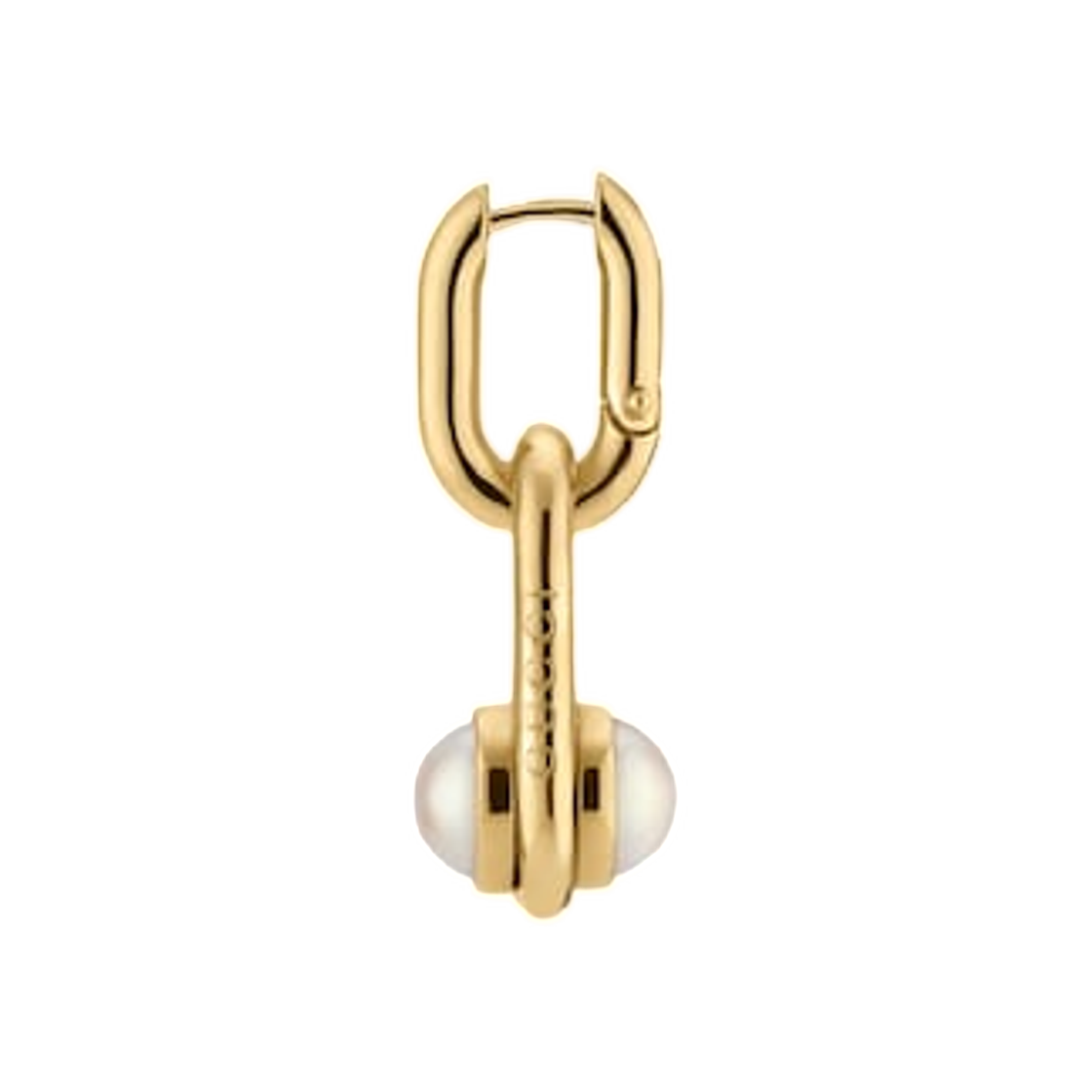 (W) 구찌 이어링 모바일 펄 골드((W) Gucci Earrings with Mobile Pearls Gold) - 2