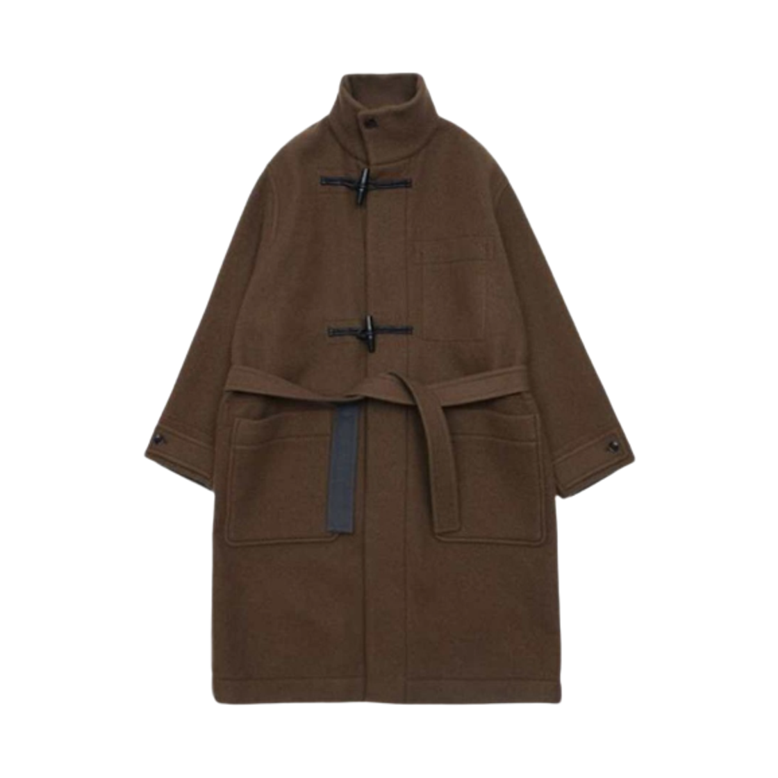 (W) 르메르 배스로브 더블 코트 올리브 브라운((W) Lemaire Bathrobe Double Coat Olive Brown)