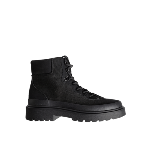 유니클로 C 레이스업 부츠 블랙 - KR(Uinclo C Lace Up Boots Black - KR)