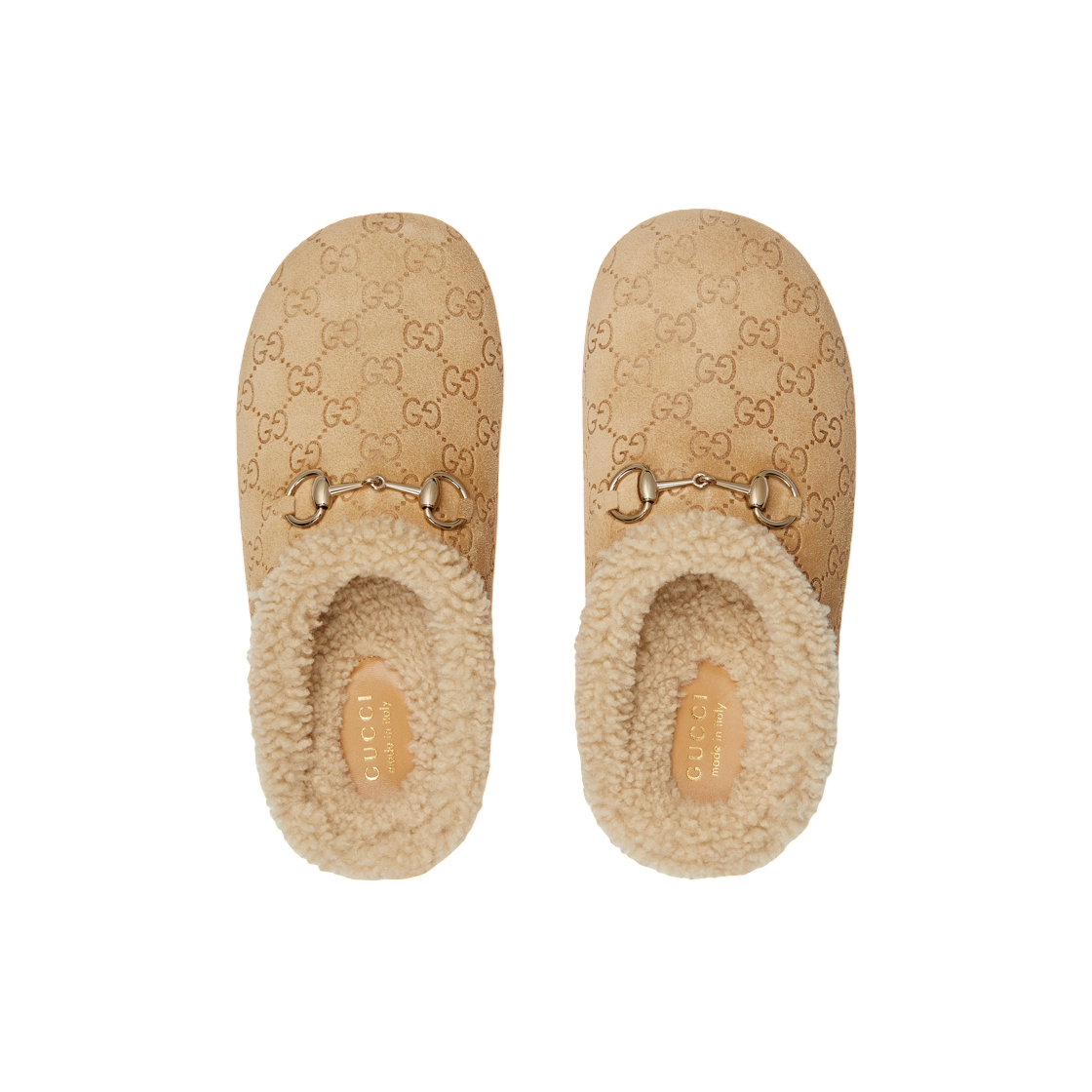 (W) 구찌 뮬 홀스빗 베이지((W) Gucci Mule with Horsebit Beige) - 2