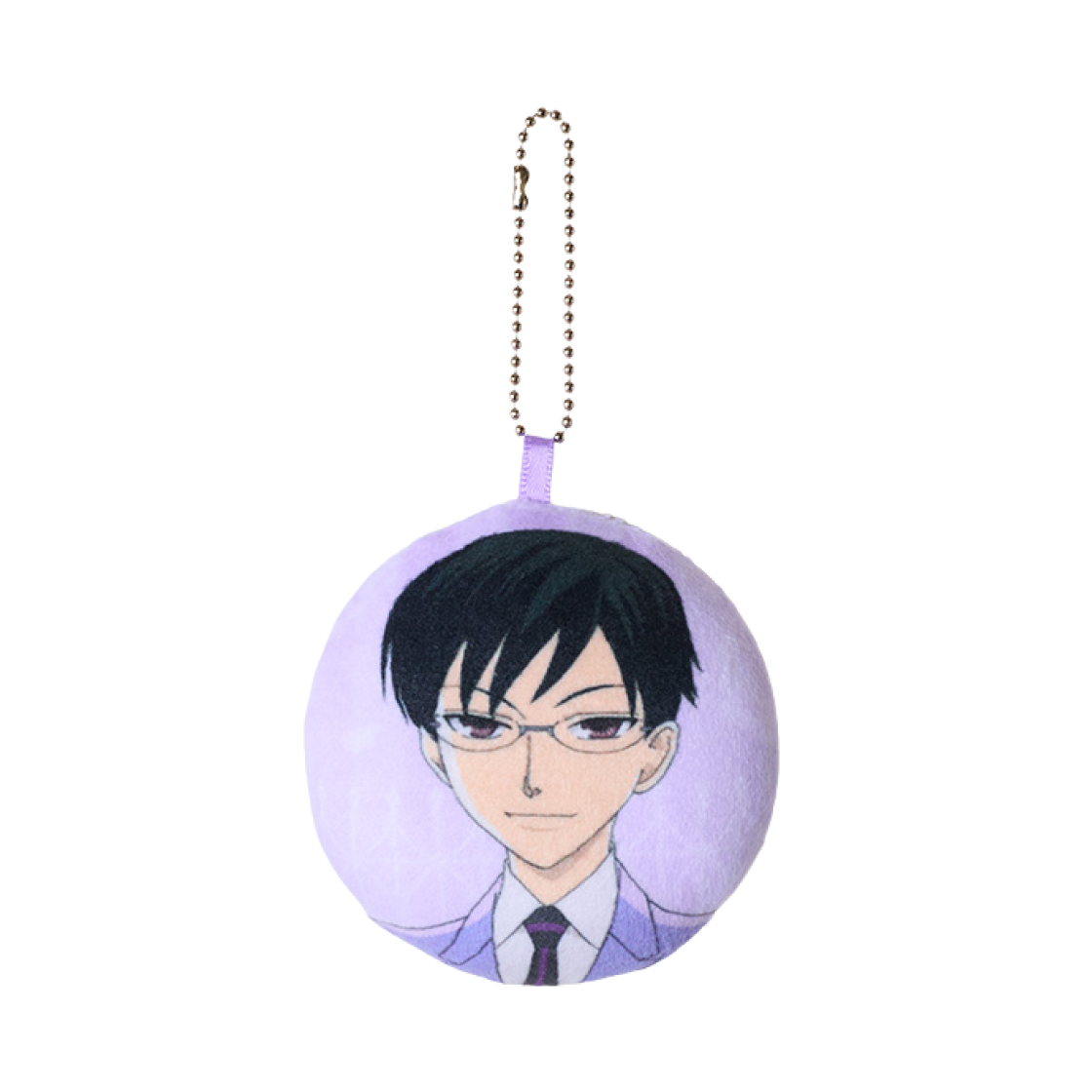 스파오 x 오란고교 사교클럽 오오토리 쿄우야 키링 퍼플(Spao x Ouran High School Host Club Kyoya Ootori Keyring Purple)