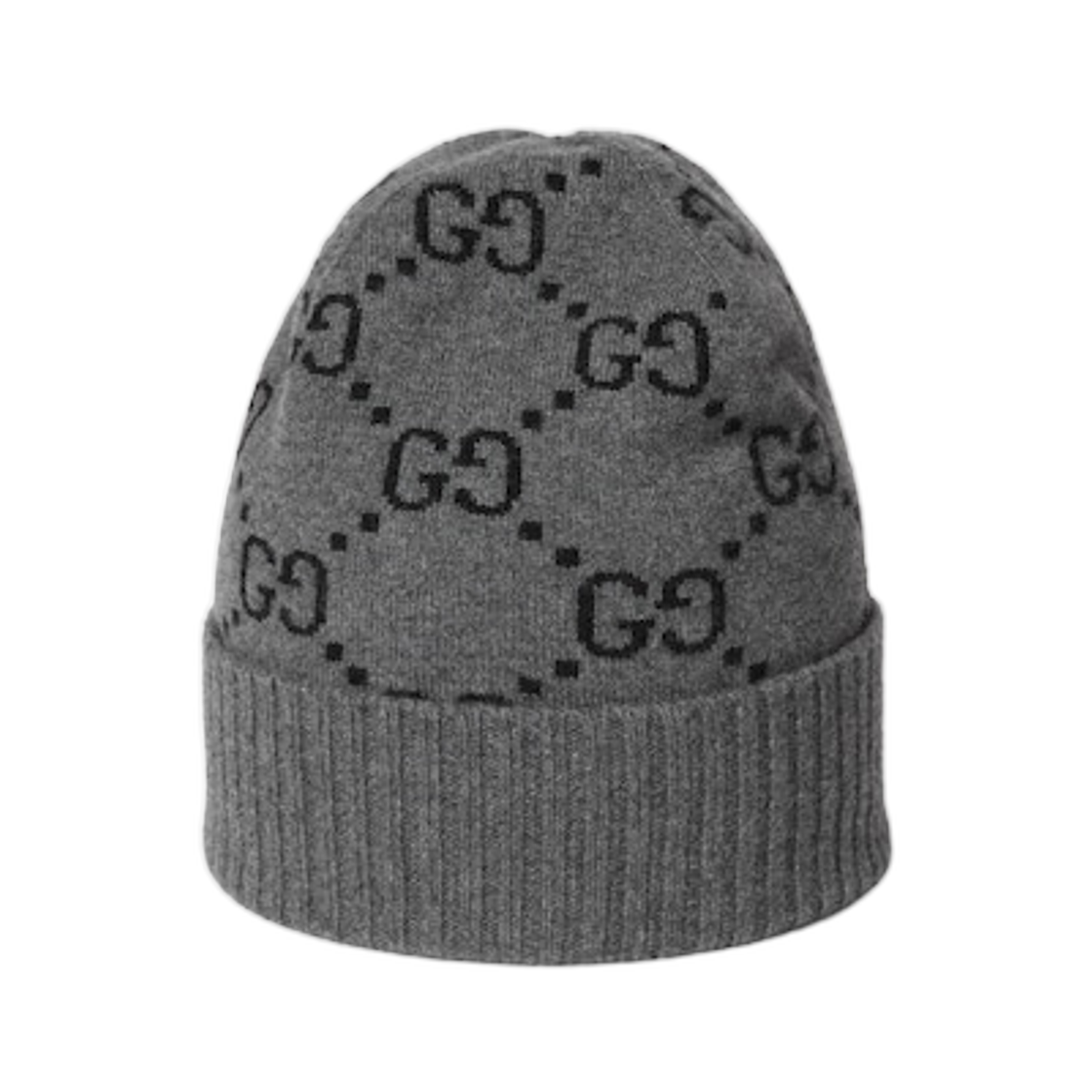 구찌 GG 캐시미어 햇 블랙 그레이(Gucci GG Cashmere Hat Black Grey) - 1
