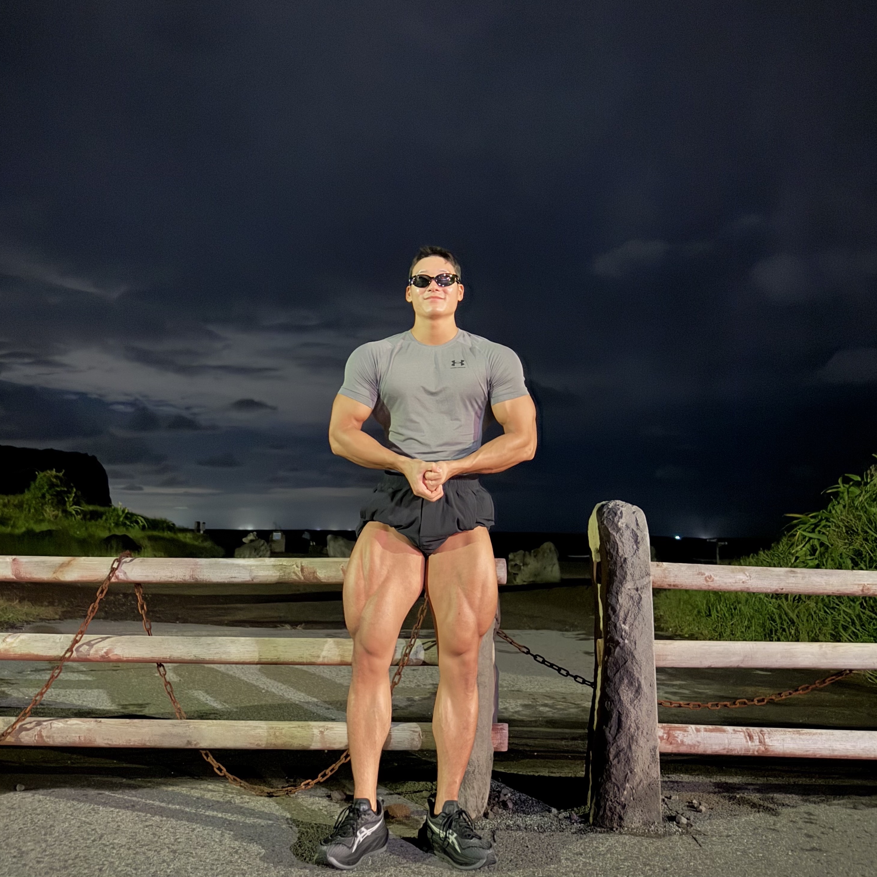 Asics Superblast 2 Black White 착용 스타일