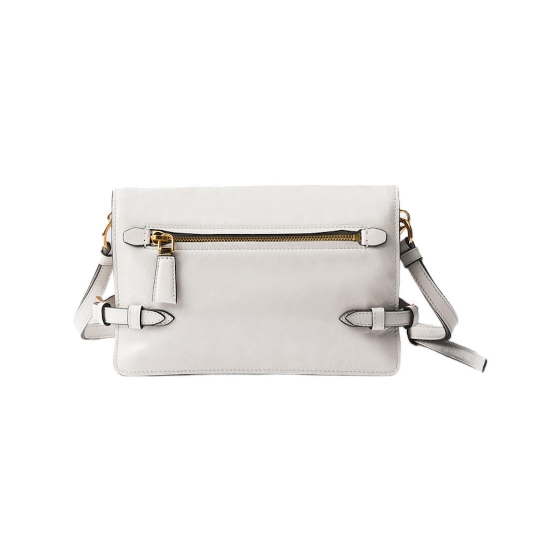 프라다 레더 숄더백 화이트(Prada Leather Shoulder Bag White) - 2