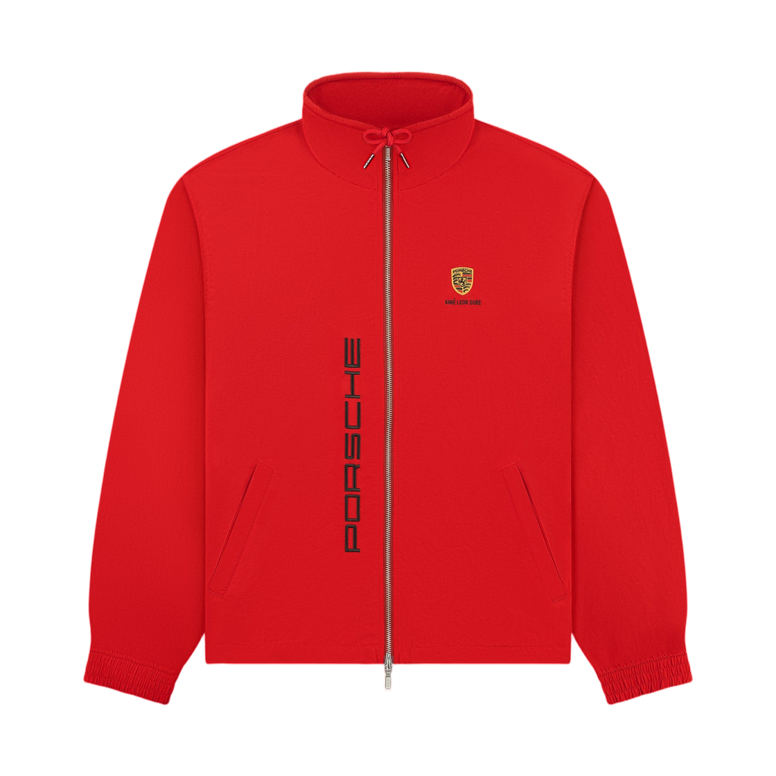 - Aime Leon Dore x Porsche Nylon Track Jacket Tango Red