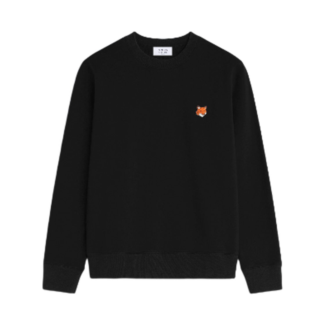 메종 키츠네 폭스 헤드 레귤러 스웨트셔츠 블랙(Maison Kitsune Fox Head Regular Sweatshirt Black)