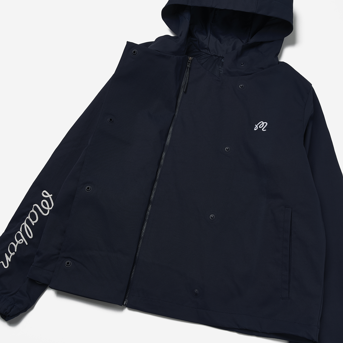 (W) 말본 골프 x 나이키 레펠 자켓 옵시디언 블랙((W) Malbon Golf x Nike Repel Jacket Obsidian Black) - 5