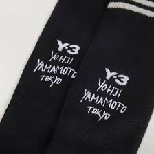 Y-3 Heritage High Socks Black 착용 스타일