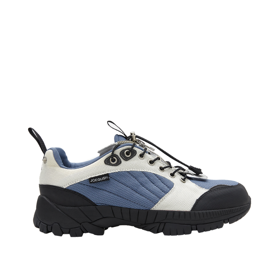 JGNZ001LG NOTTZ X JOEGUSH Zipper Tracking Shoes LIGHT GRAY