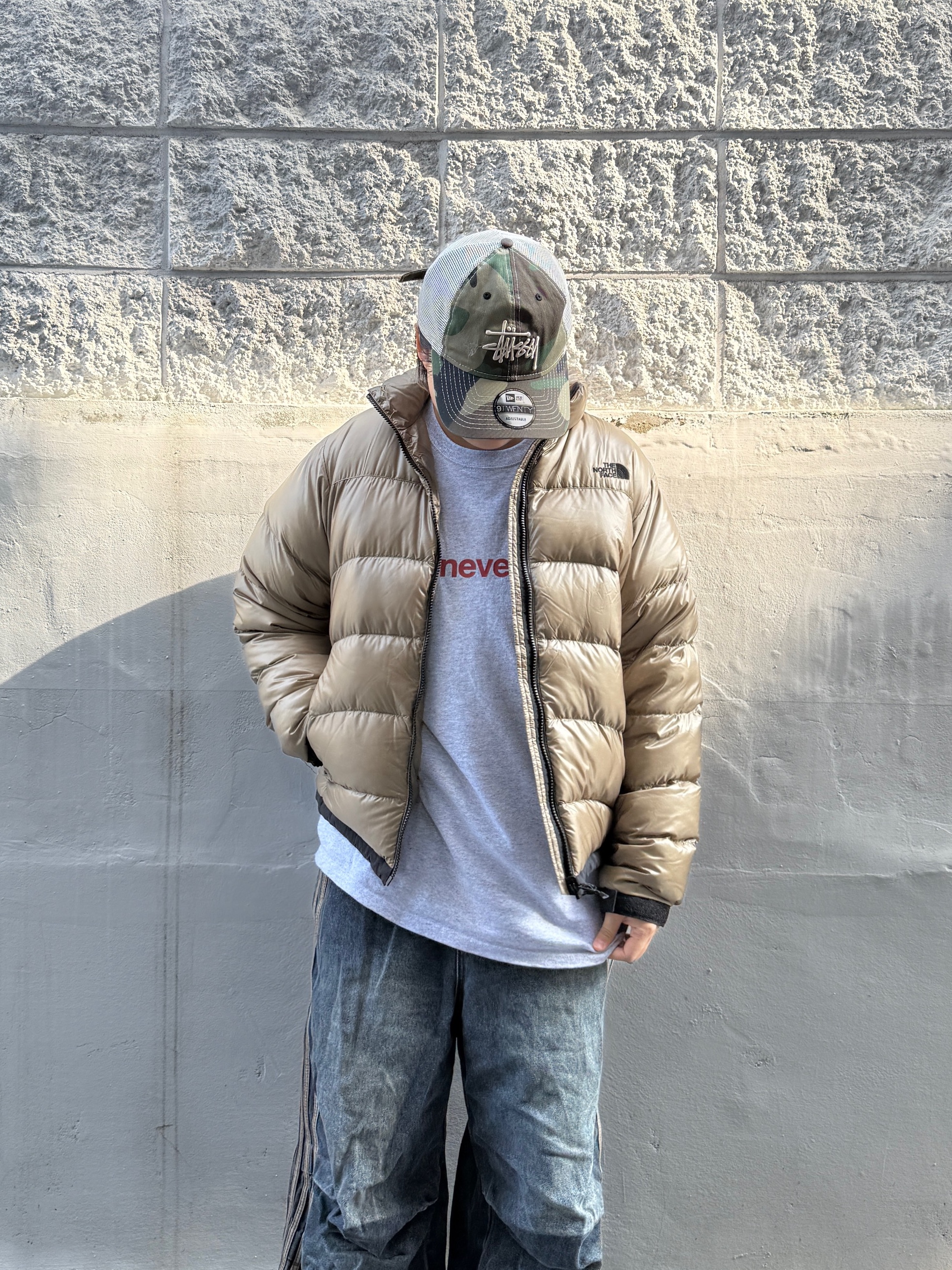 Stussy New Era 9twenty Basic Trucker Woodland Camo, (W) Balenciaga 3XL Sneakers Light Beige 착용 스타일 - 3