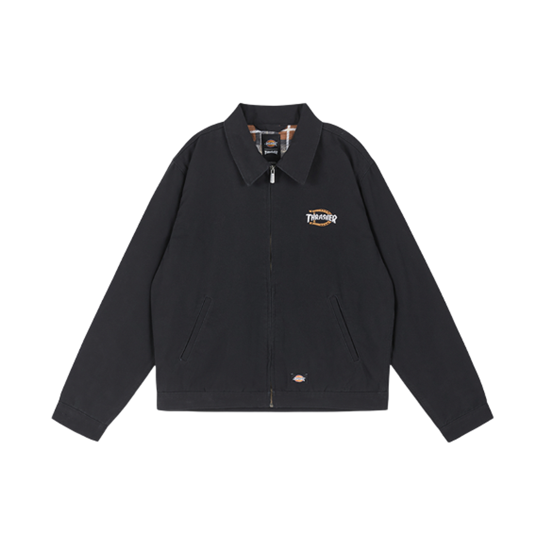 디키즈 x 트레셔 자켓 블랙(Dickies x Thrasher Jacket Black)