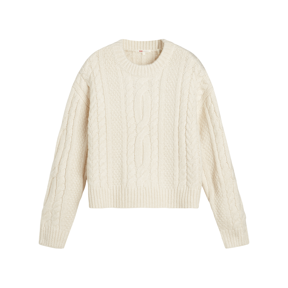 004GP-0000 Levi's Women Ines Cable Sweater White