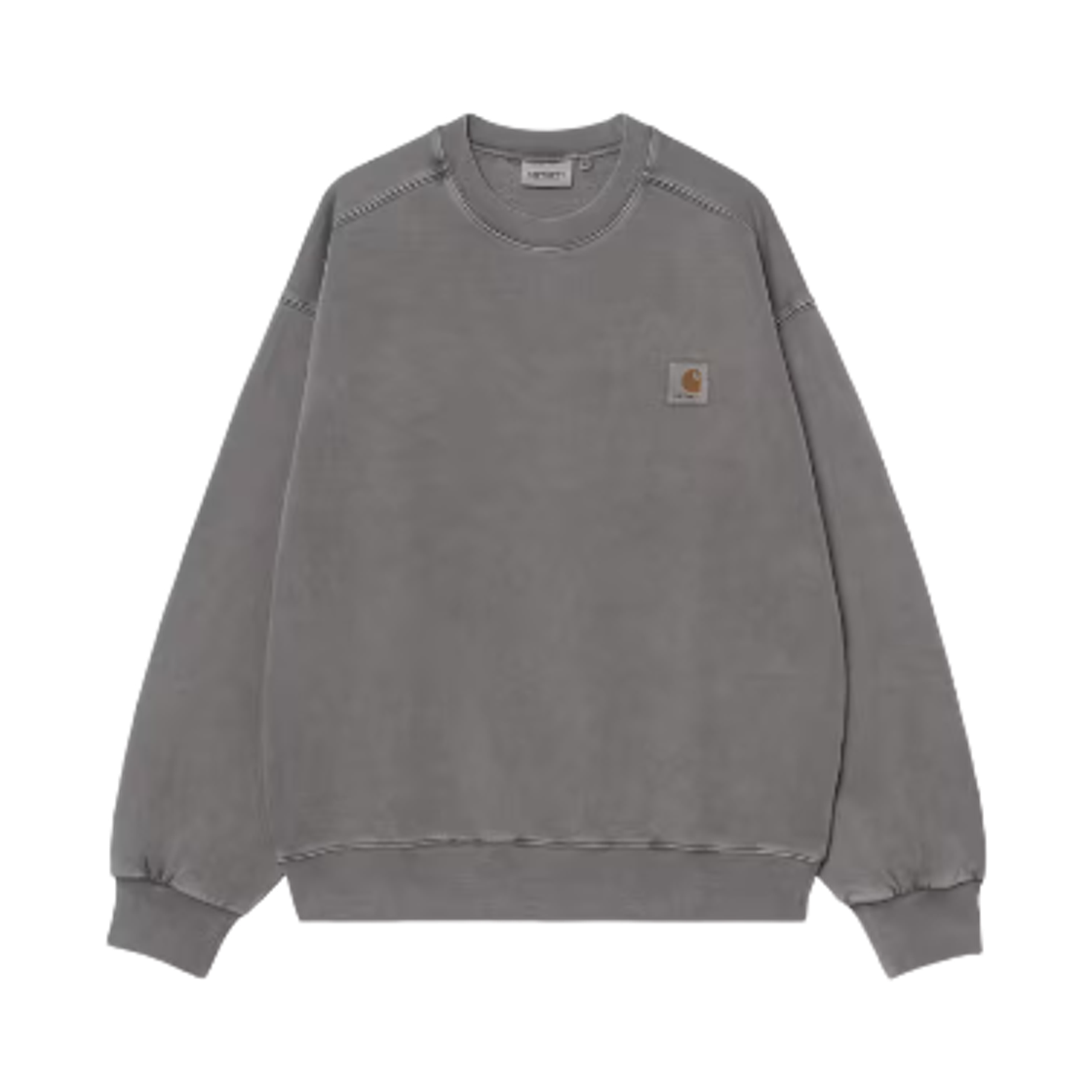 칼하트 WIP 비스타 스웨트셔츠 블랙 가먼트 다이드(Carhartt WIP Vista Sweatshirt Black Garment Dyed)