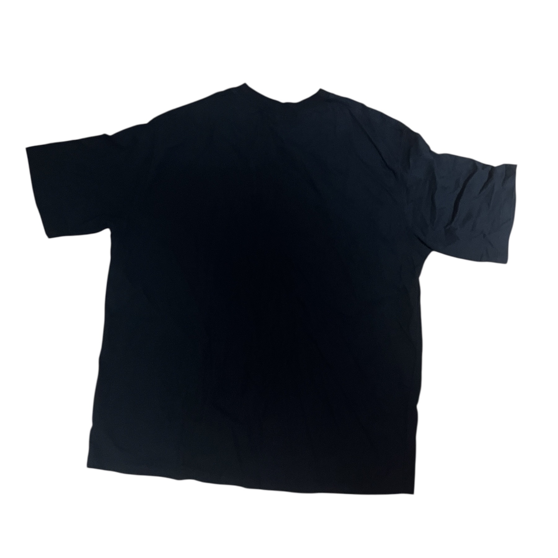 Satur Bon Voyage College Graphic T-shirts Jet Black 착용 스타일
