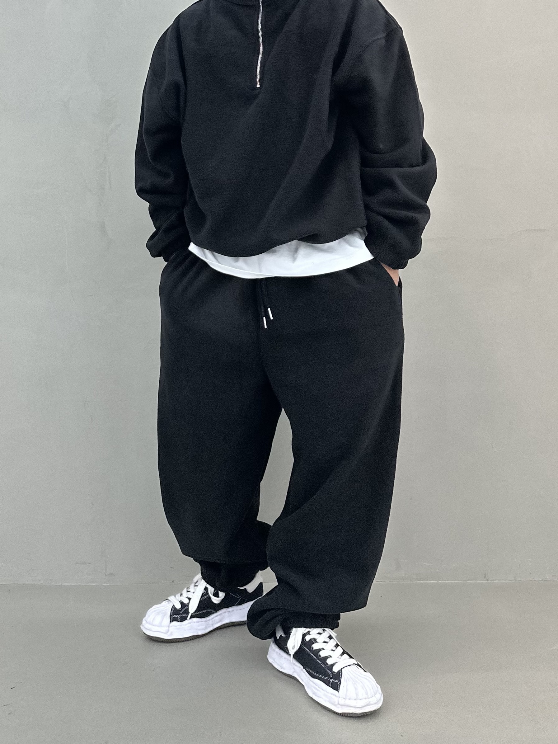 Peaceminusone 5 Panel Ball Cap #2 Mint, Maison Mihara Yasuhiro Blakey OG Sole Canvas Low-top Sneakers Black White 착용 스타일 - 3