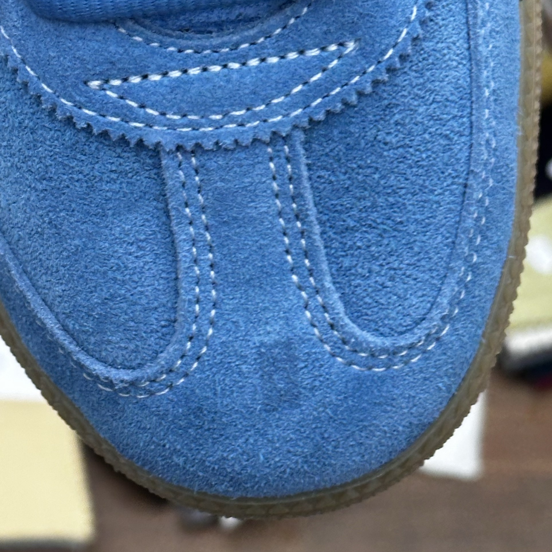 Adidas Spezial Handball Core Blue Cream White 착용 스타일 - 2