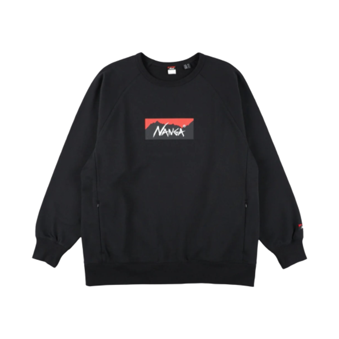 - Nanga Eco Hybrid Box Logo Sweatshirt P. Black