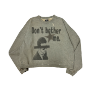 qualisartifexpereo Big Font Crewneck VTG Gray