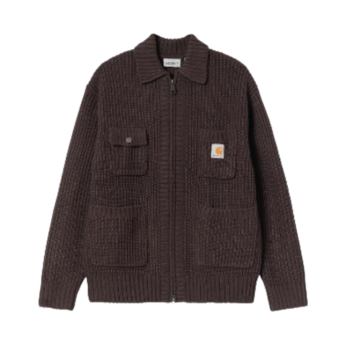 I035399-33H-XX Carhartt WIP Chore Knit Jacket Palisander