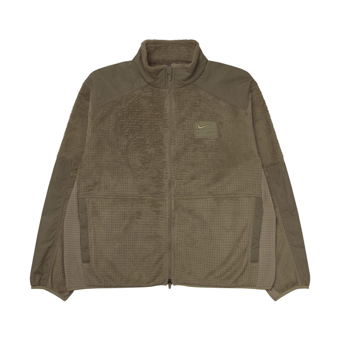 HQ8524-223 Nike x Stussy Full Zip Fleece Pine Nut (HQ8524-223)