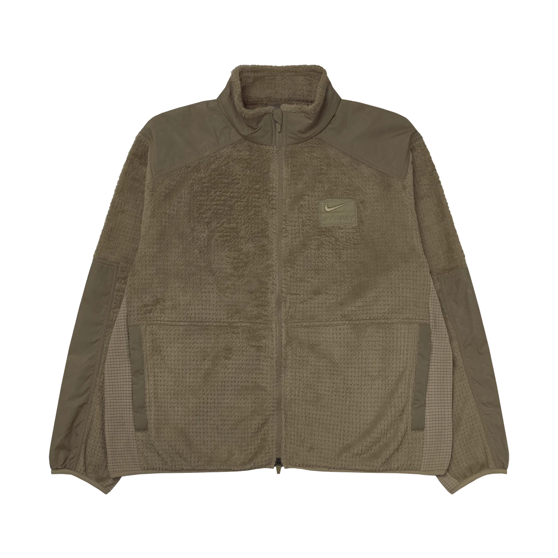 Nike Nike x Stussy Full Zip Fleece Pine Nut (HQ8524-223) · S