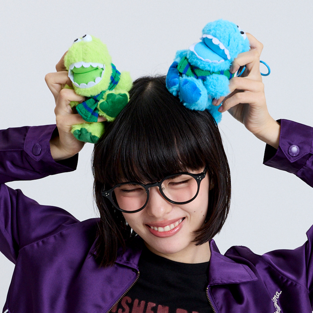마크니 머프 몬스터 키링 그린(MACNI Muff Monster Keyring Green) - 4