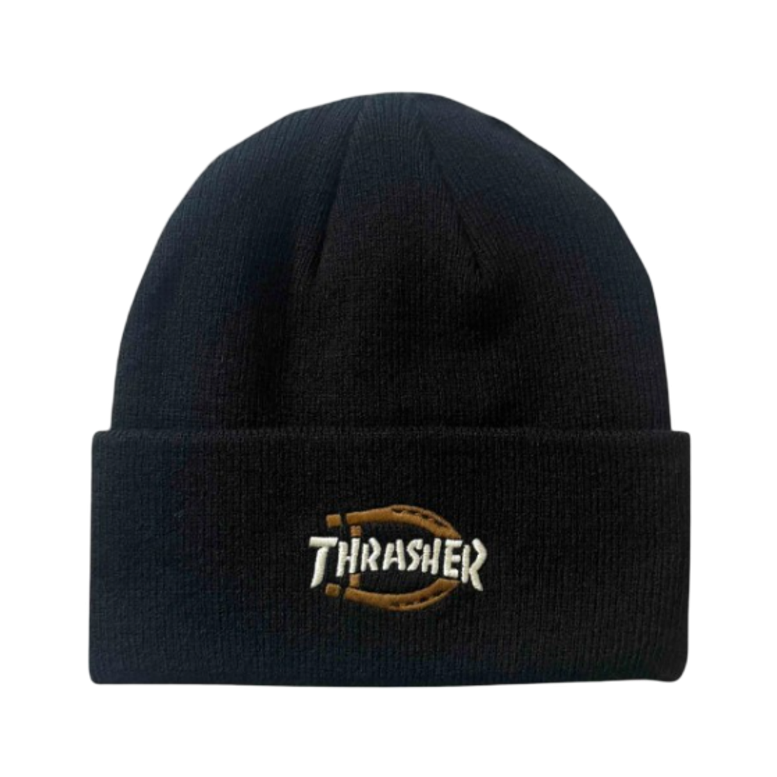 디키즈 x 트레셔 비니 블랙(Dickies x Thrasher Beanie Black)