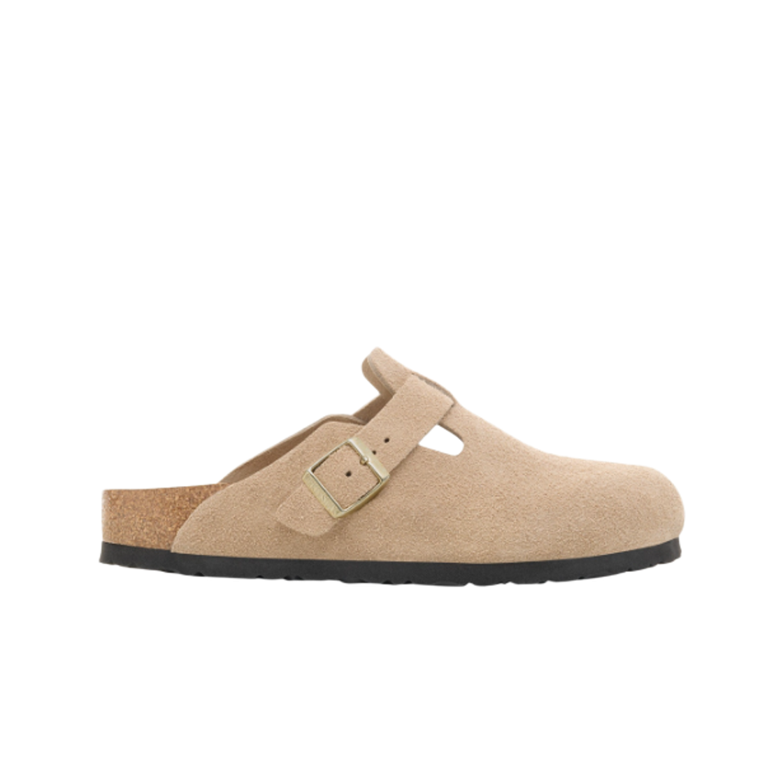 1030883 Birkenstock Boston Suede Leather Sandcastle - Narrow