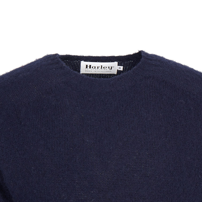 [25% 쿠폰] 할리 오브 스코틀랜드 쉐기독 니트웨어 네이비([25% 쿠폰] Harley of Scotland Shaggy Dog Knitwear Navy) - 4