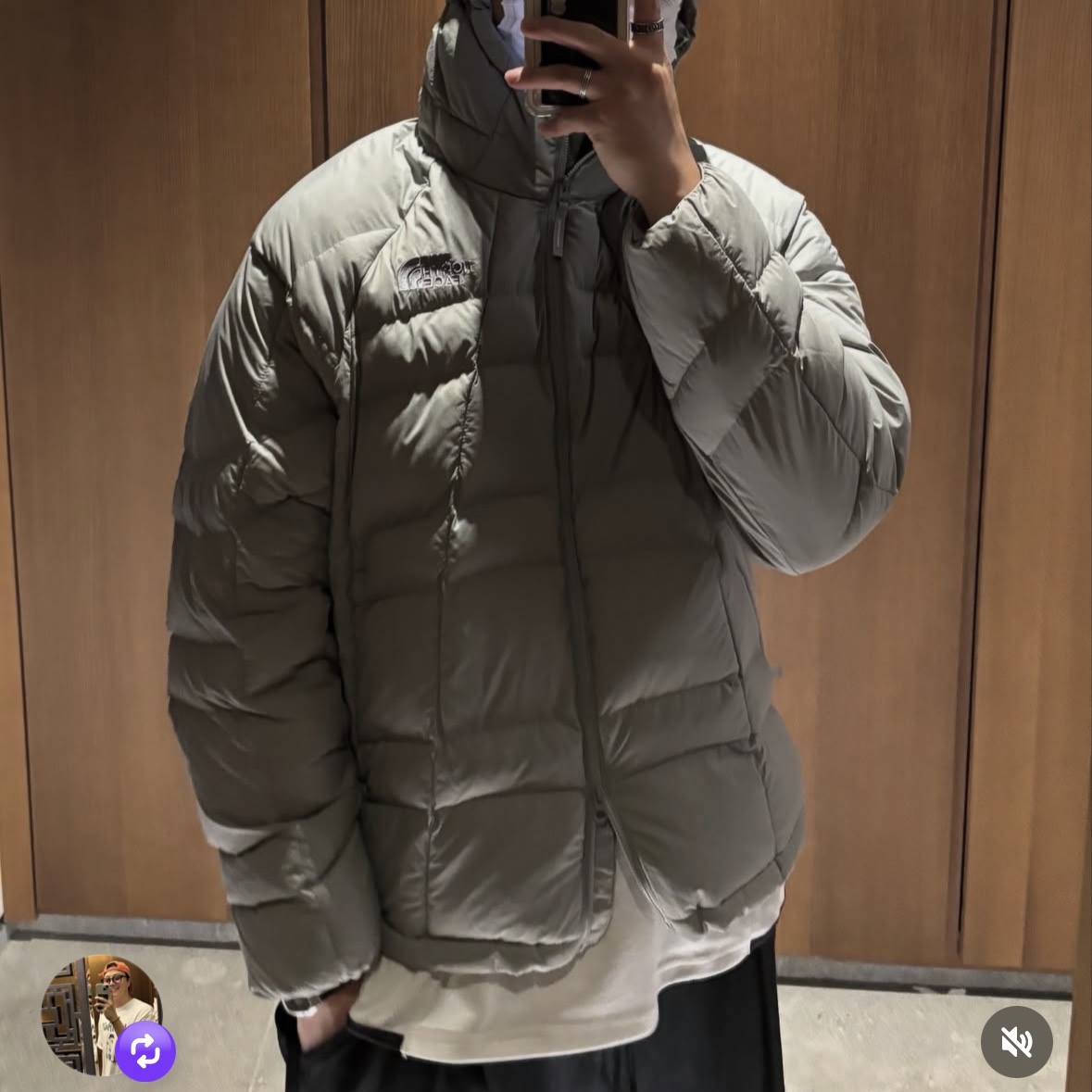 The North Face White Label Daydrive EX On Jacket Light Gray - 25FW 착용 스타일 - 2