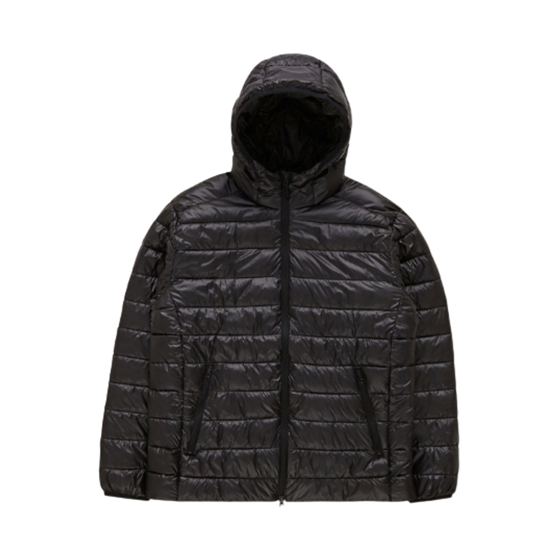 SPJPF4TC24 Spao Thin-Light Hooded Jacket Glossy Black