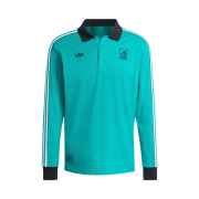 Adidas Liverpool FC Terrace Icons Long Sleeve Polo Shirt Sea Green - KR Sizing (Non Marking Ver.)