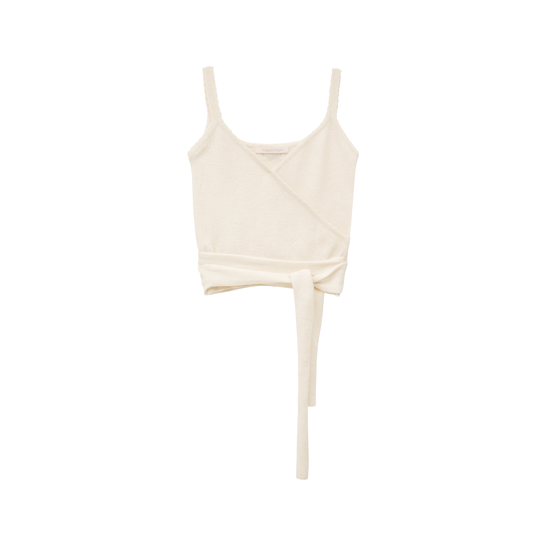MF259OKV001CIVFR Margarin Fingers Knit Tie Bustier Ivory