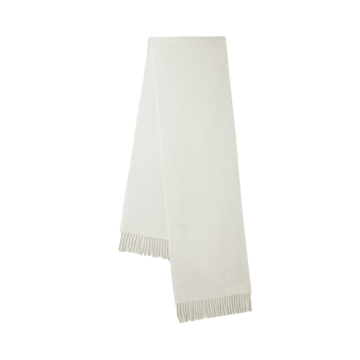 멀버리 메리노 울 스몰 솔리드 스카프 크림(Mulberry Merino Wool Small Solid Scarf Cream)