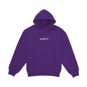 Supreme Classic Logo Seoul Shop Hooded Sweatshirt Purple - 25FW