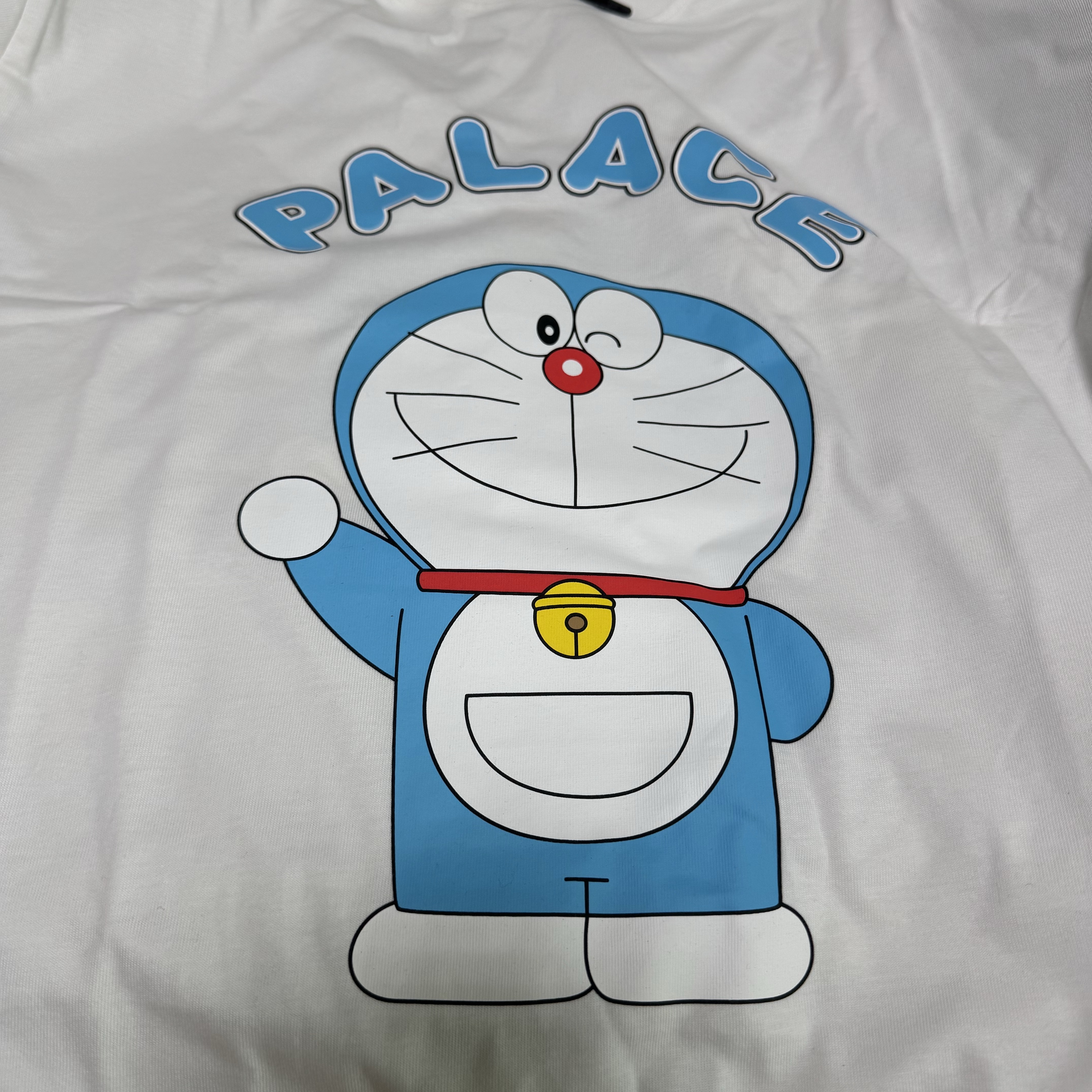 Palace x Doraemon T-Shirt White - 25FW 착용 스타일