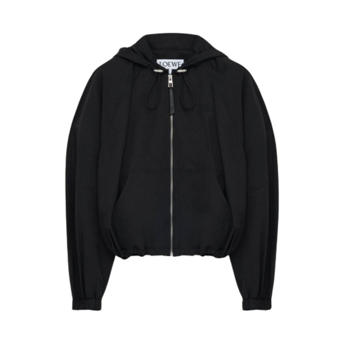 (W) 로에베 쿠푸로 블렌드 벌룬 자켓 블랙((W) Loewe Balloon Jacket in Cupro Blend Black)