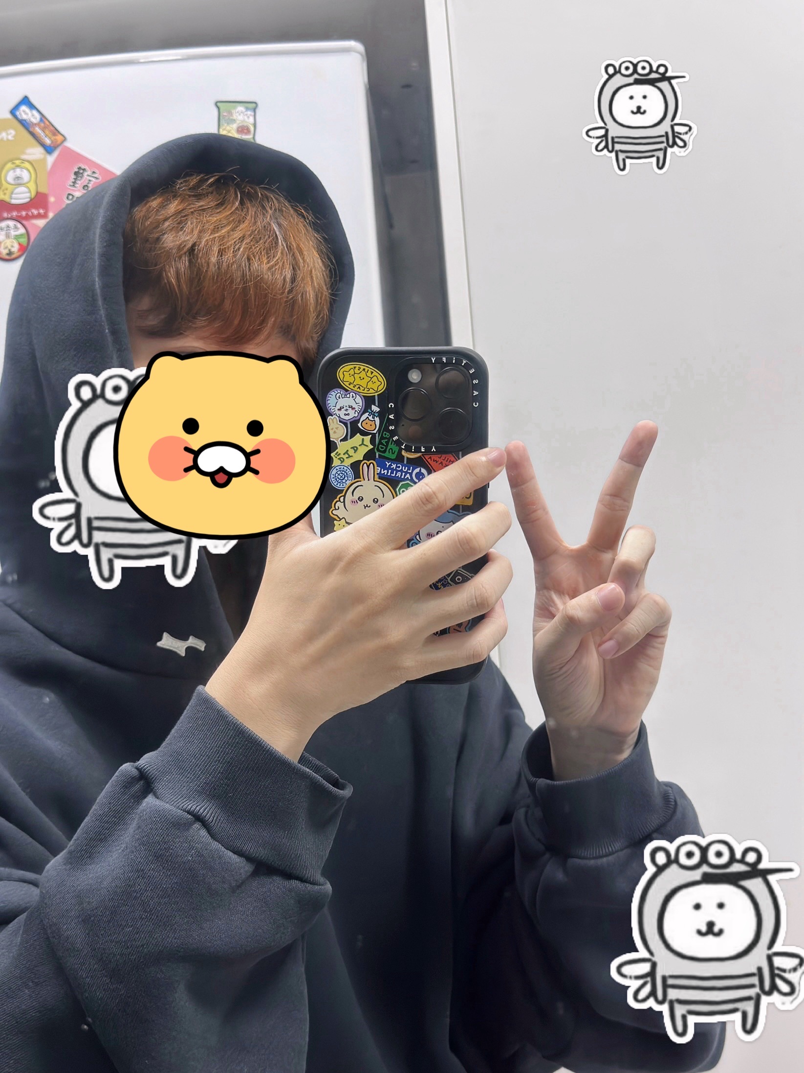 SKYLRK Hoodie Cave 착용 스타일 - 1