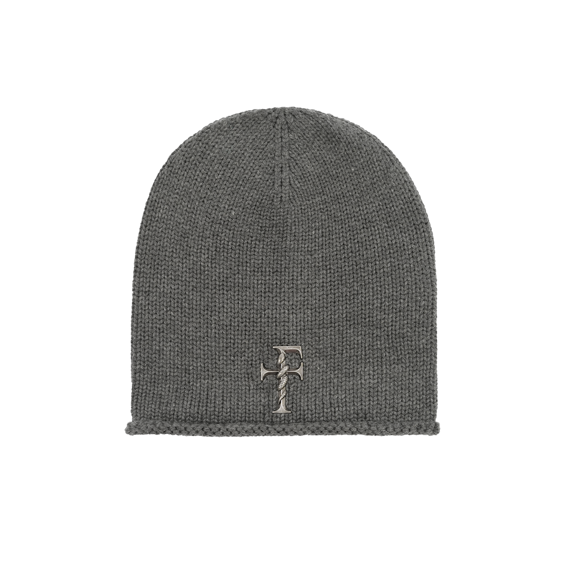 파프롬왓 파 에프 참 비니 그레이(Farfromwhat Far F Charm Beanie_gray)