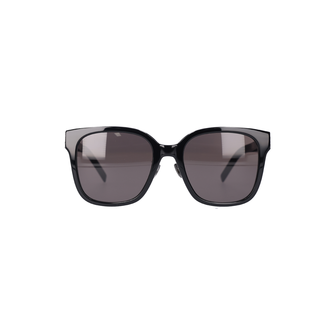 IT76D66LKNEG Saint Laurent SL M105/F Round Acetate Sunglasses Black