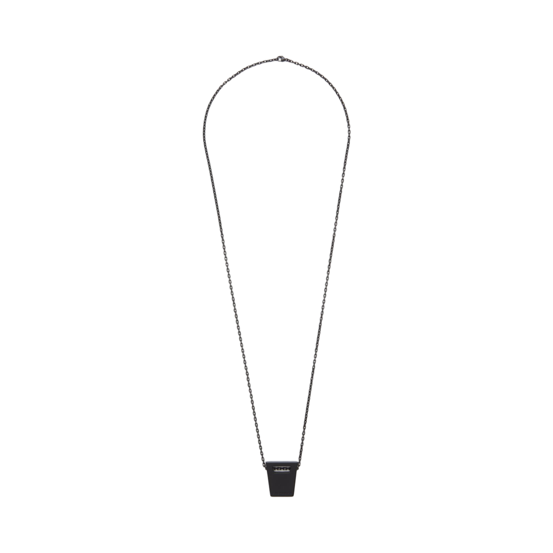 rj0000063mmbhe6-09 Rick Owens Dogtag in Brass Black