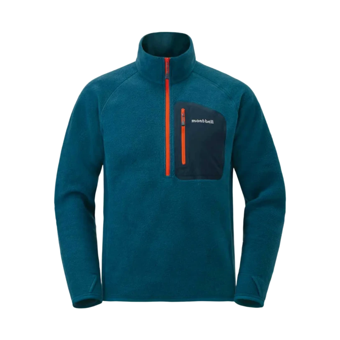 1106593 Montbell Climaplus 100 Pullover Blue Black