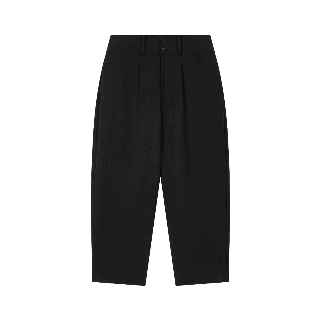 홍우성 툴백 와이드 트라우저 블랙(Hongwoosung Toolback Wide Trousers Black)