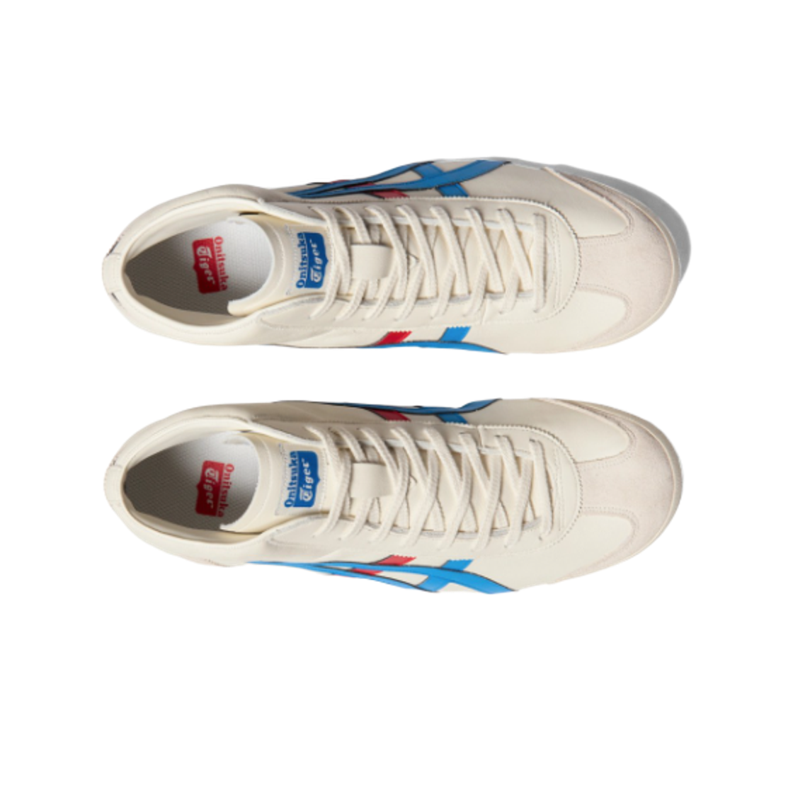 오니츠카 타이거 멕시코 미드 러너 크림 디렉투아 블루(Onitsuka Tiger Mexico Mid Runner Cream Directoire Blue) - 2