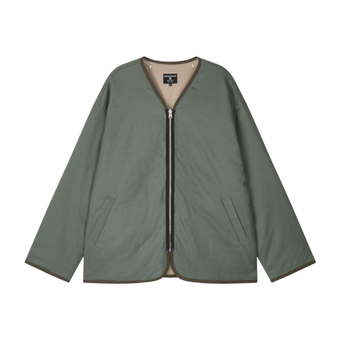 홍우성 린포스드 라이너 재킷 올리브&베이지(Hongwoosung Reinforced Liner jacket Olive&Beige)